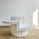 Table basse en travertin magnussen ponte