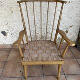 Fauteuil éventail Baumann 1960