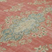 Handmade oriental contemporary 1980s 294 cm x 404 cm beige wool carpet