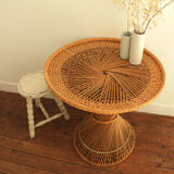 Osier diabolo side table