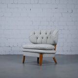 Hermès upholstered lounge chair by Otto Schulz for Boet