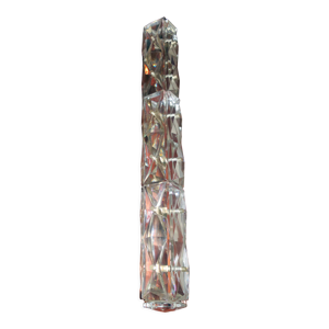 plafonnier cristal facetté