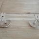 Metal wall coat holder