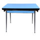 Table formica bleu Sogemap 1960
