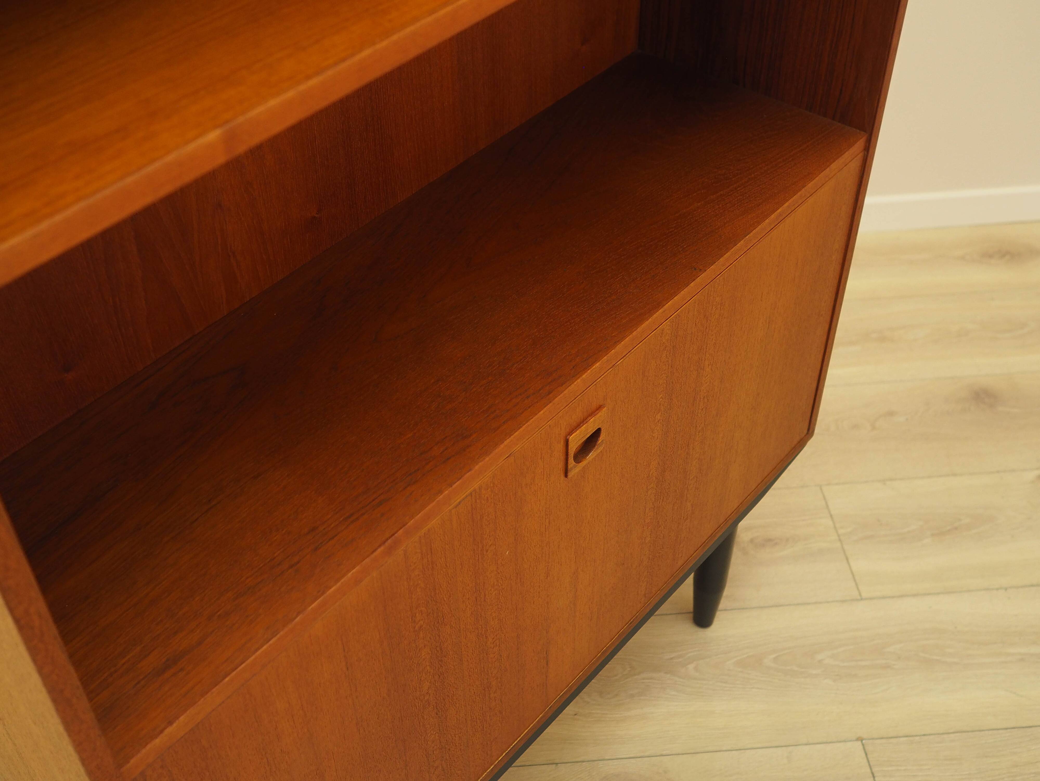 Teak bookcase, Danish design, 1970s, made in Denmark