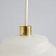 Hanging lamp glass brass