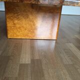 Coffee table inlaid 1980