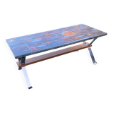 Table basse céramique émaillée 1960