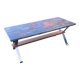 1960s enameled ceramic coffee table