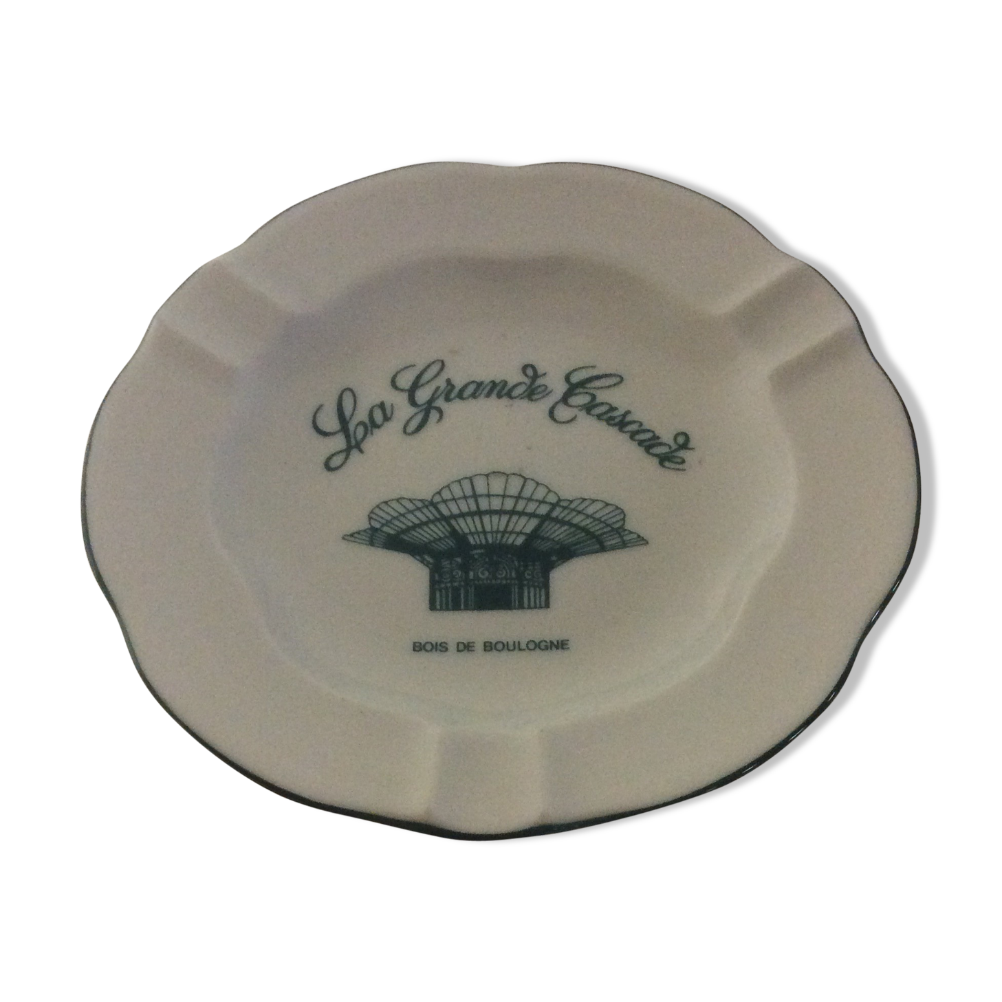 Porcelain ashtray Limoges Philippe Deshoulieres
