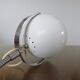 Lampe eye ball agrafée sur un flexible chromé années 70