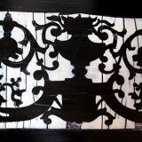 Ceremonial showcase in blackened pearwood, Napoleon III period - 1850