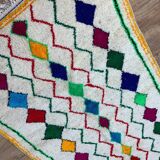 Handmade Moroccan Berber rug 254 X 152 CM