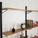 Oak shelving unit, Danish design, 1970s, production: Denmark