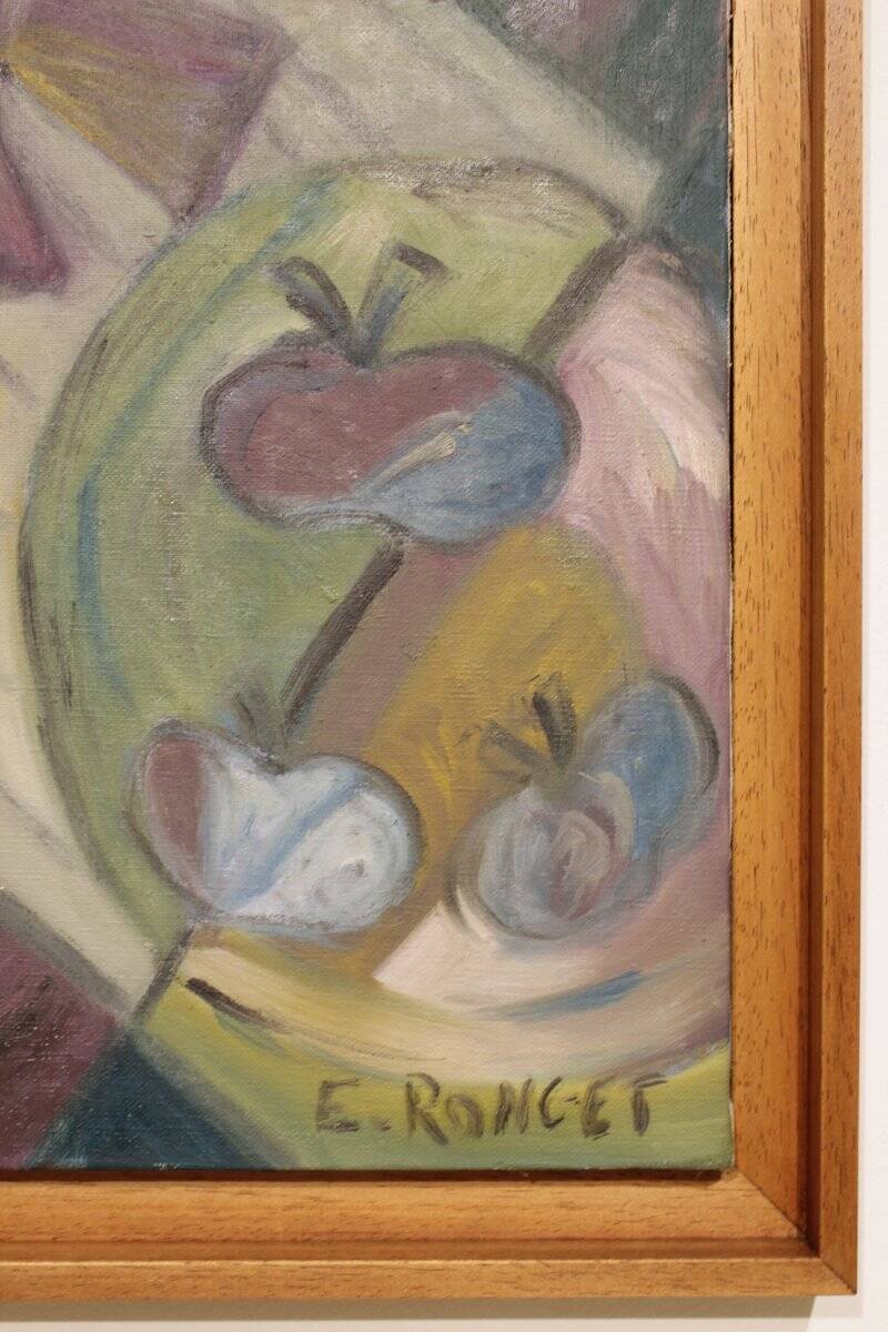Cubist Still Life with Flowers - Elisabeth Ronget