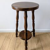 Vintage Turned Wooden Tripod