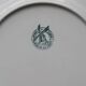 4 vintage dessert plates ivory earthenware Moulin des Loups - Marli song