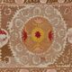 Vintage Turkish hand-knotted rug 114x122 cm