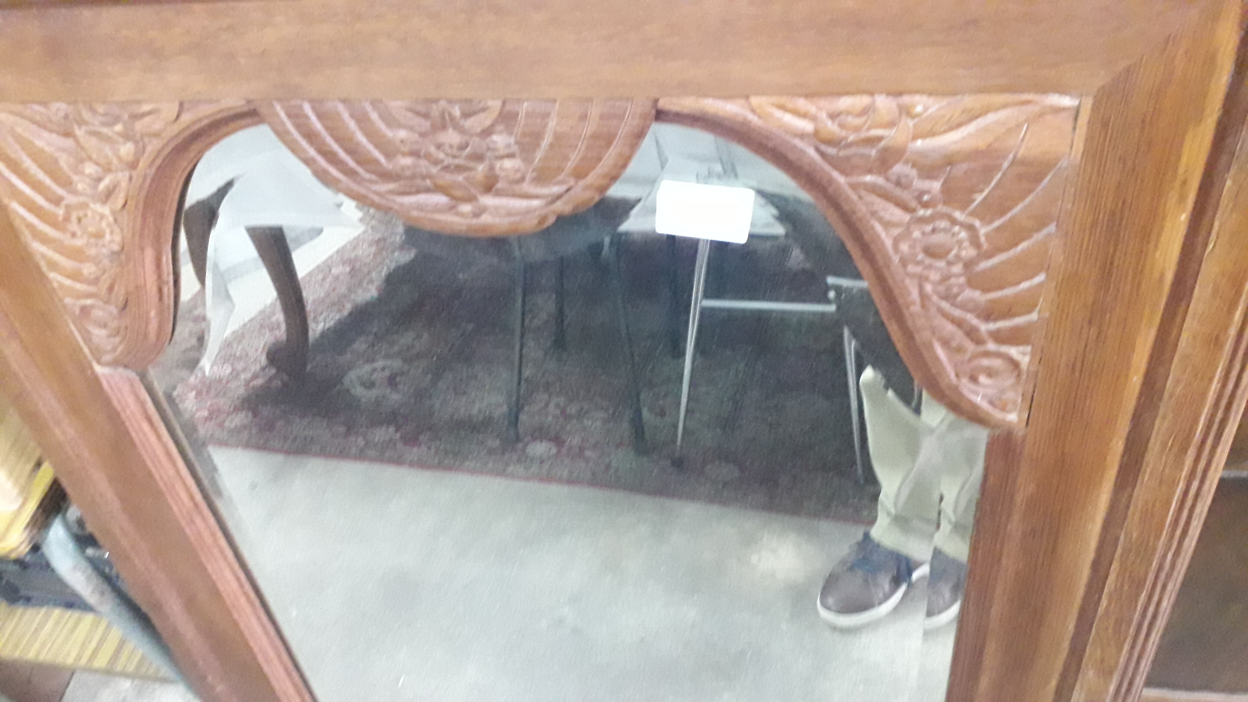 Art deco mirror, 125x88 cm