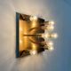 Vintage German Brass Ceiling or Wall Lamp from Sölken, 1970s