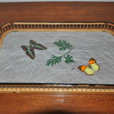 Butterfly tray and coasters