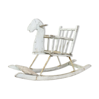 Vintage rocking horse for children