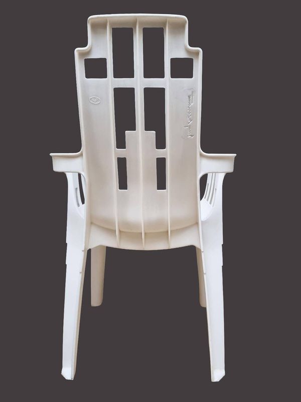 Chaise Boston empilable en plastique par Pierre Paulin pour Henry Massonnet années 1980