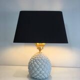 Designer pineapple lamp in porcelain