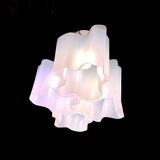 Modern Artemide chandelier, in 4 parts, late twentieth century, model "Logico" Murano glass, Italy