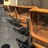 4 Cesca chairs B32 Marcel Breuer