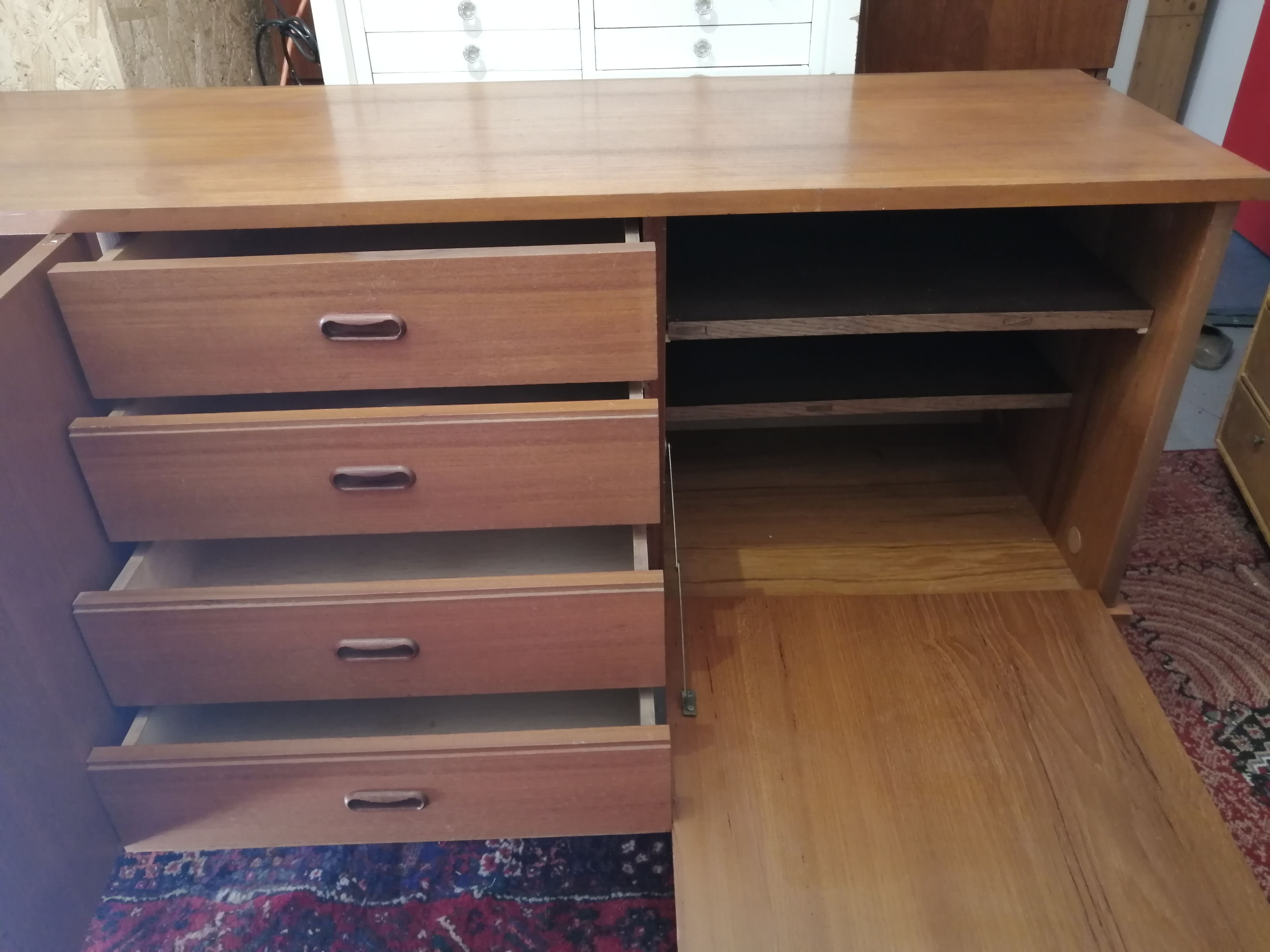 Enfilade scandinave teck années 60