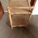 Rattan side table