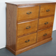 Chest of drawers in oak apothecary France 1930s