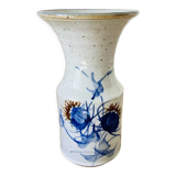 Vase chardon en grès émaillé