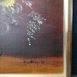 Tableau Andrée Cottray 1980, bouquet