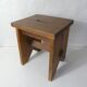 solid wood end table