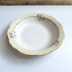 Vintage shallow dish L'Amandinoise model Paola white cream flowers