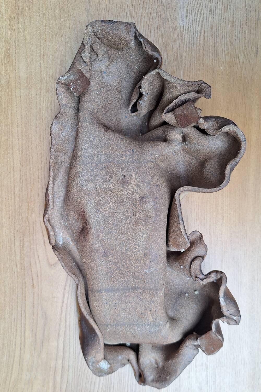 Free-form ceramic trinket tray by Alain and Nadia Pinel