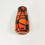 Fat Lava ceramic vase, Scheurich Keramik 242-22 "Spiderweb," 1960s.