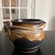 ceramic and rope pot cover