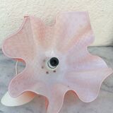 Orange plastic kitchen pendant light 1970