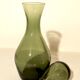 Carafe and its cap 70s, height 28 cm