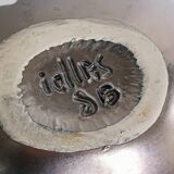 Max Idlas ceramic vase and colored concretions