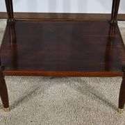Small Chiffonnière Living Room Table in Mahogany, Louis XVI – 18th Century