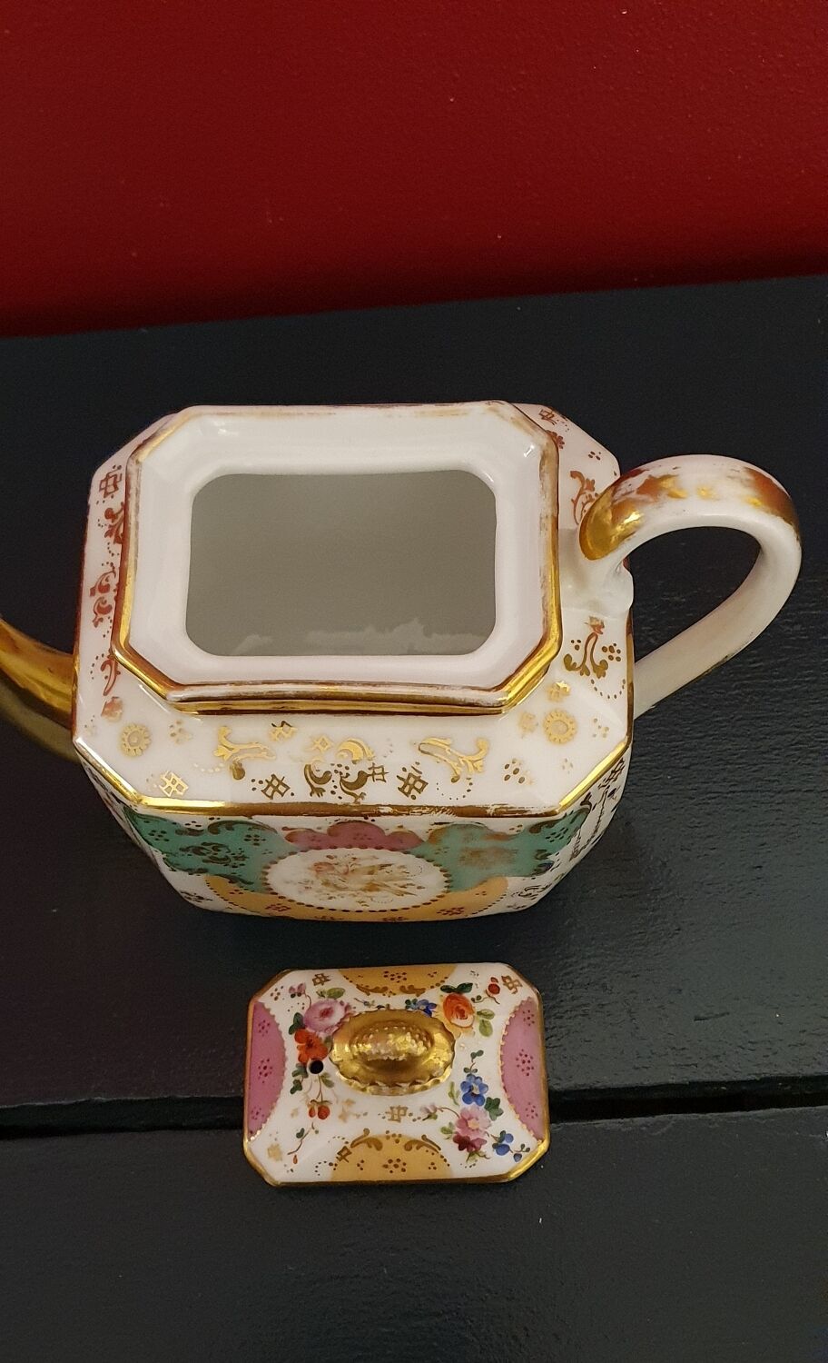 Paris porcelain teapot