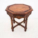 Carved table, France, circa 1910.