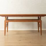 Convertible coffee table by Trioh in teak, Denmark