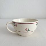 Antique earthenware cup “Solange” Digoin Sarreguemines