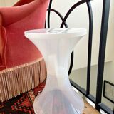 Translucent white Tam Tam stool