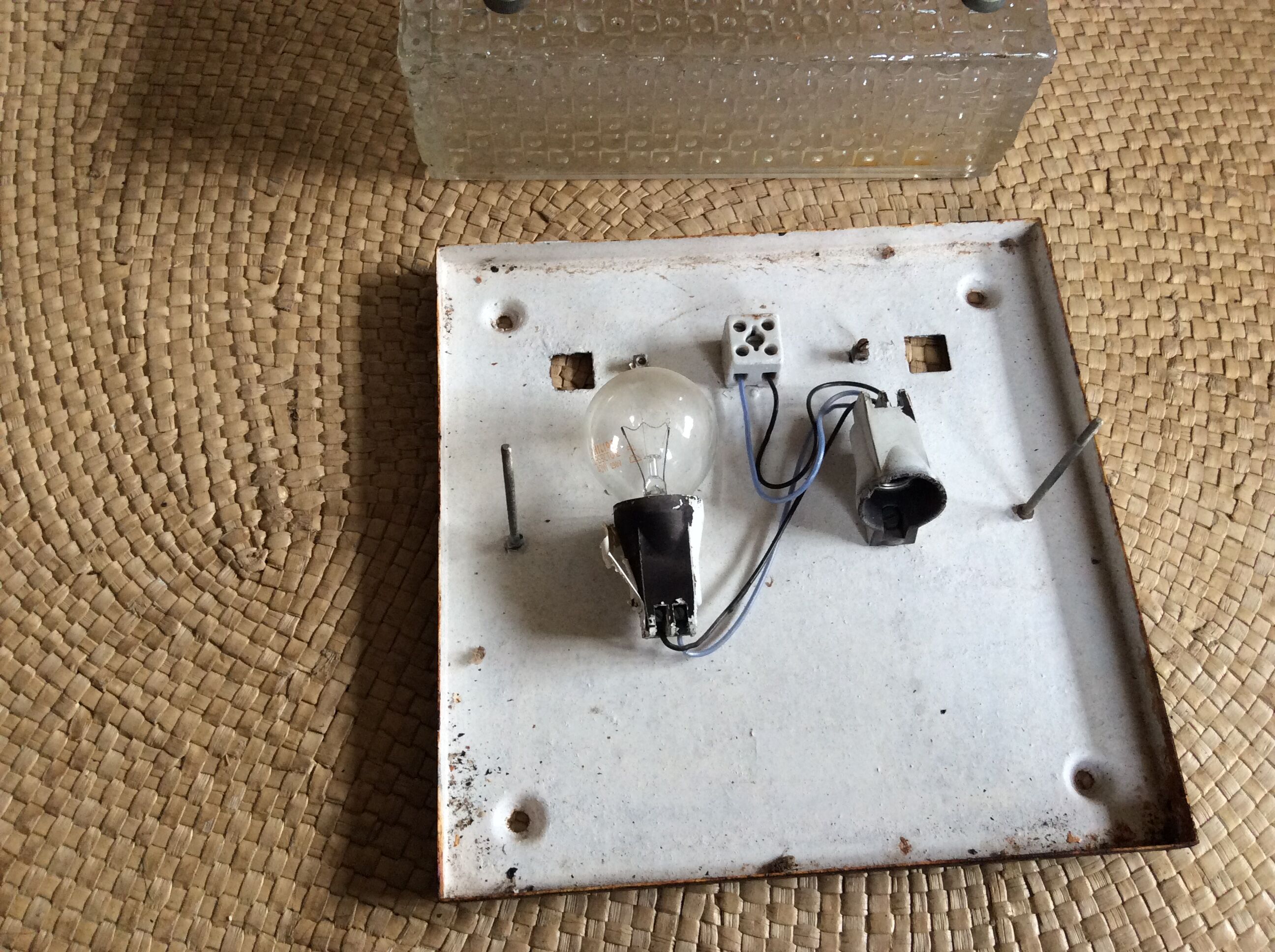 Vintage square applique